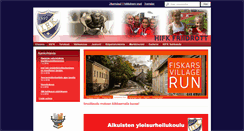 Desktop Screenshot of hifkfriidrott.fi